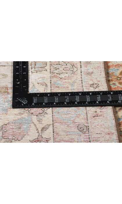 11 x 16 Distressed Vintage Persian Najafabad Rug 61342