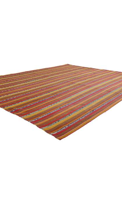 8 x 10 Vintage Persian Moharramat Qashqai Kilim Rug 61360