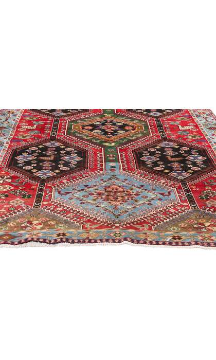 5 x 8 Vintage Persian Tribal Yalameh Rug 61306