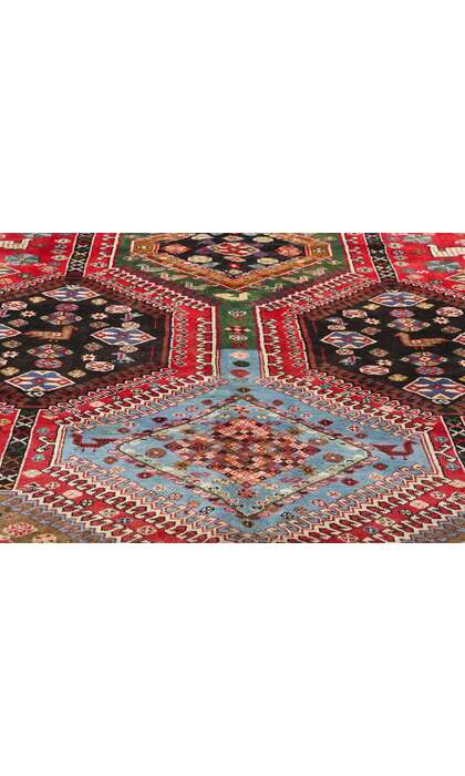 5 x 8 Vintage Persian Tribal Yalameh Rug 61306