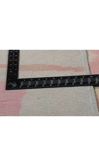 10 x 13 Modern Pink Turkish Oushak Rug 53980