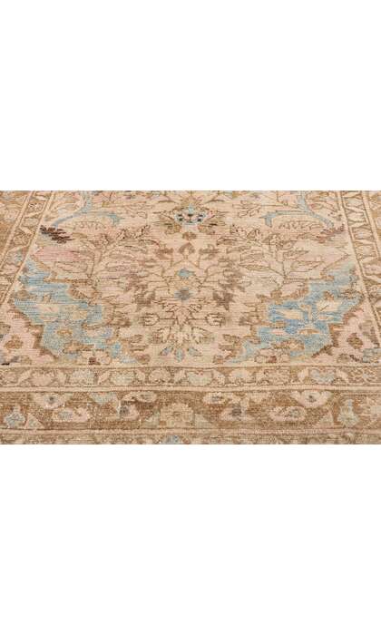 3 x 14 Antique Pink Persian Dergazine Hamadan Rug Runner 61327