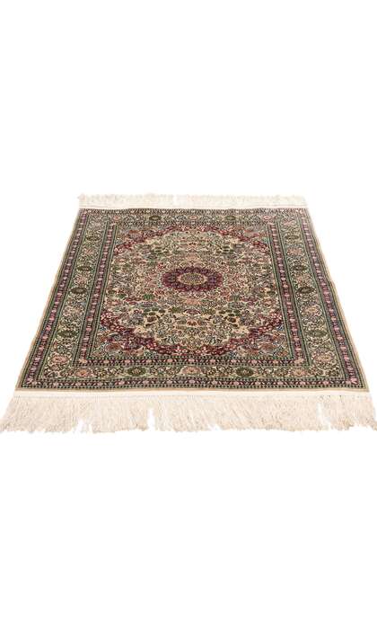 2 x 3 Vintage Turkish Silk Hereke Rug 79082