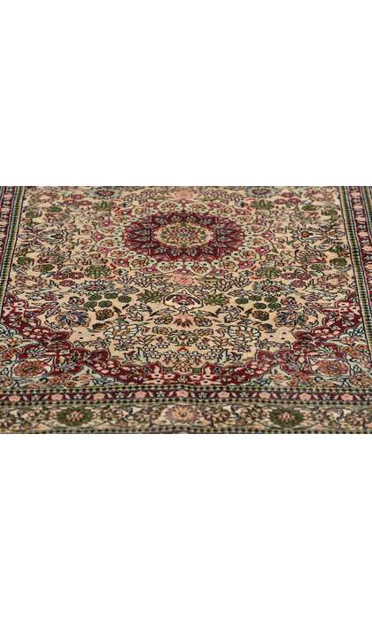 2 x 3 Vintage Turkish Silk Hereke Rug 79082