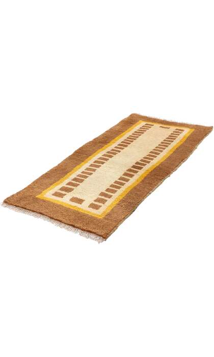 2 x 4 Vintage Swedish Scandinavian Rya Rug 79011