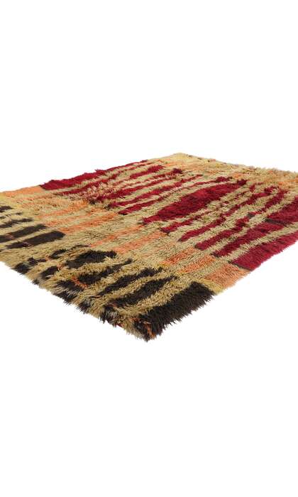 6 x 8 Vintage Swedish Scandinavian Rya Rug 79013