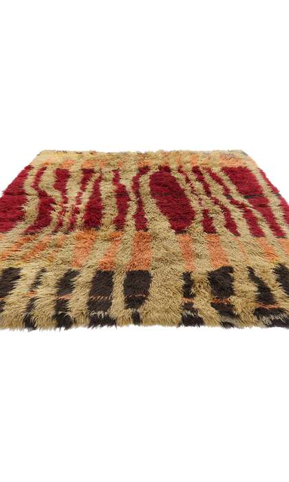 6 x 8 Vintage Swedish Scandinavian Rya Rug 79013