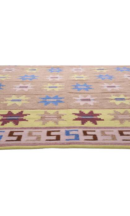 12 x 18 Scandinavian Modern Swedish Inspired Kilim Rug 31338