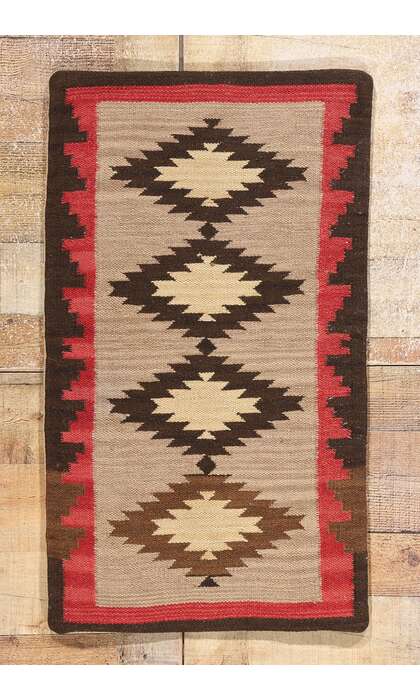 2 x 3 Antique Transitional Navajo Rug 79016