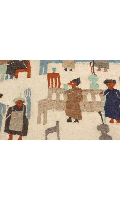 3 x 5 Vintage Egyptian Kilim Tapestry Rug 79102