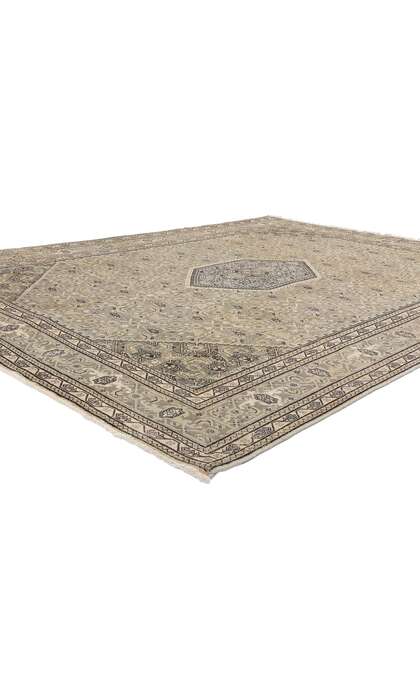 8 x 11 Distressed Vintage Persian Ardabil Rug 61377