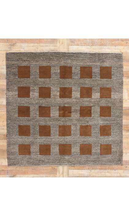 7 x 7 Vintage Square Persian Gabbeh Rug 79105