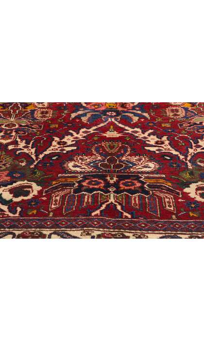 4 x 10 Vintage Persian Vase Heriz Rug 61374