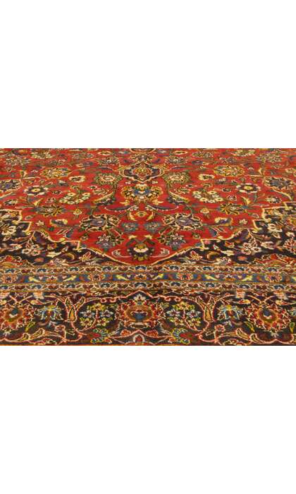 9 x 13 Vintage Persian Kashan Rug 76309