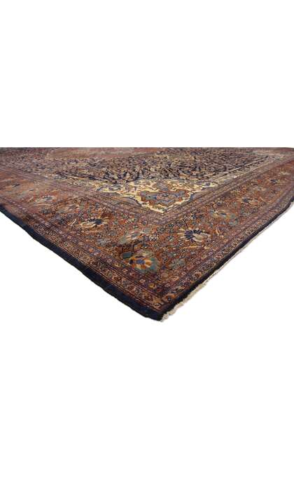 14 x 20 Oversized Antique Persian Sarouk Farahan Rug 77179