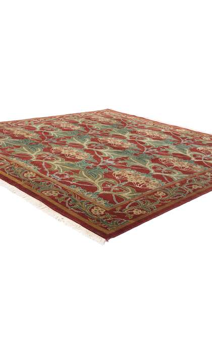 7 x 7 Vintage Tibetan Arts & Crafts Style Rug 79148