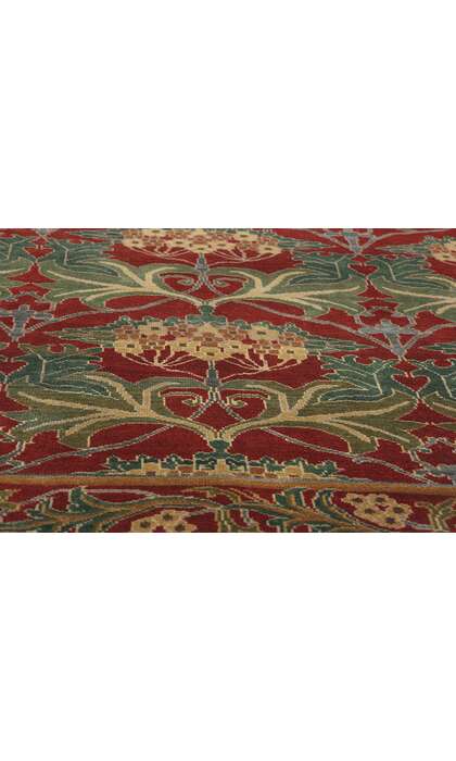 7 x 7 Vintage Tibetan Arts & Crafts Style Rug 79148