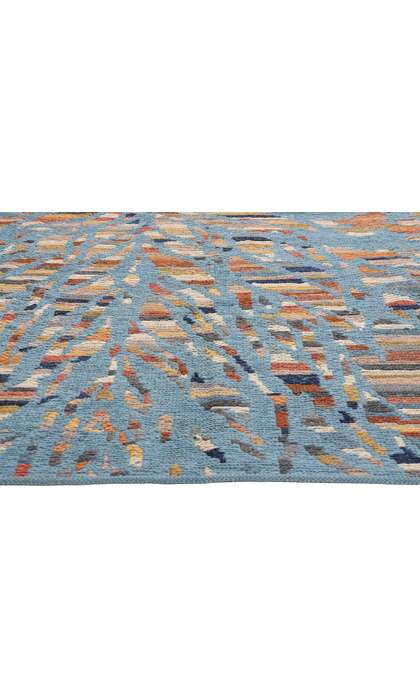 9 x 12 Modern Abstract Pakistani Soumak Rug 81129