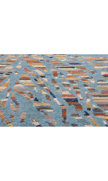 9 x 12 Modern Abstract Pakistani Soumak Rug 81129
