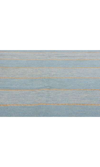 6 x 10 Vintage Blue Swedish Rollakan Rug 79041