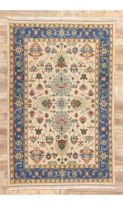 6 x 9 Vintage Chinese Soumak Rug 79140
