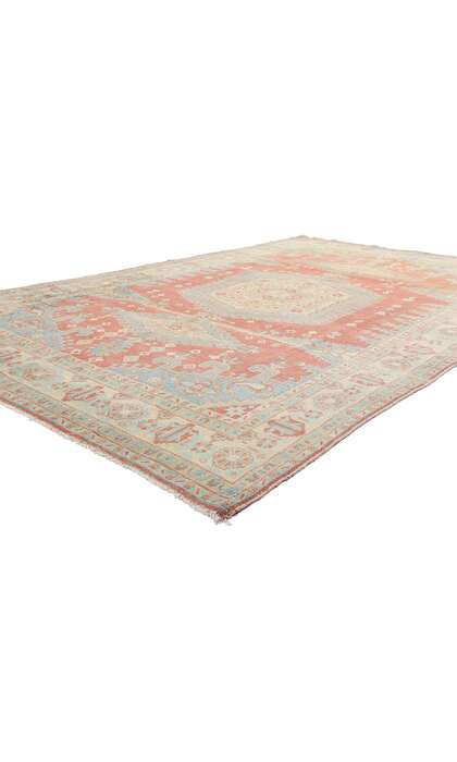 7 x 12 Distressed Vintage Persian Tribal Viss Rug 61353