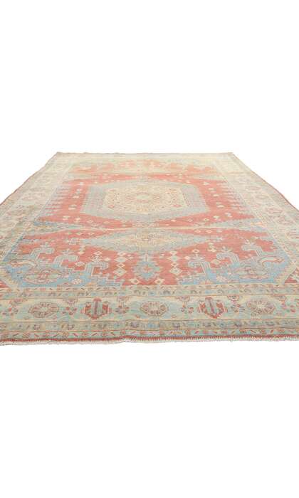 7 x 12 Distressed Vintage Persian Tribal Viss Rug 61353
