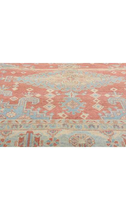 7 x 12 Distressed Vintage Persian Tribal Viss Rug 61353