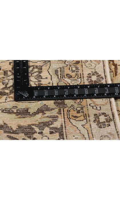 8 x 11 Distressed Antique Persian Vase Tabriz Rug 61358