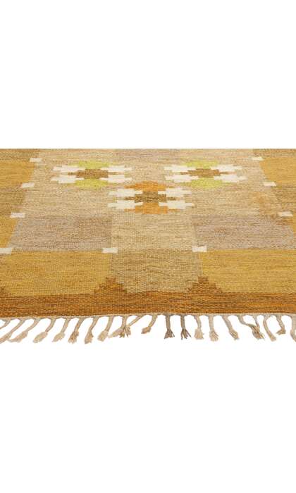 5 x 8 Ingegerd Silow Vintage Swedish Rollakan Rug 79052