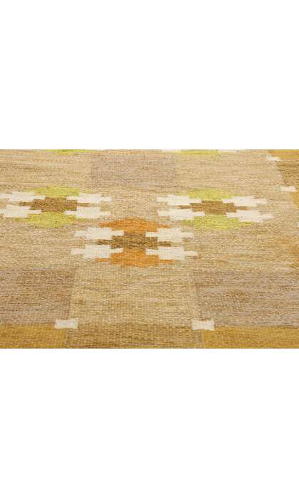 5 x 8 Ingegerd Silow Vintage Swedish Rollakan Rug 79052