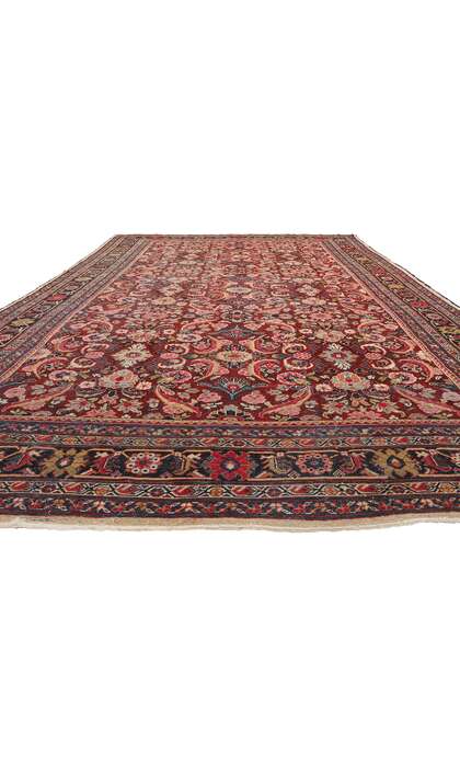 11 x 18 Large Antique Red Persian Mahal Rug 79133