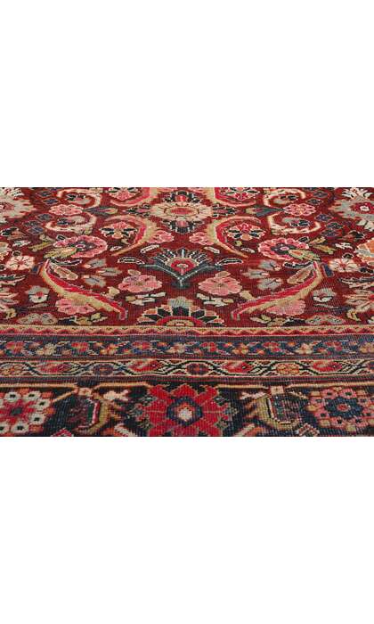 11 x 18 Large Antique Red Persian Mahal Rug 79133