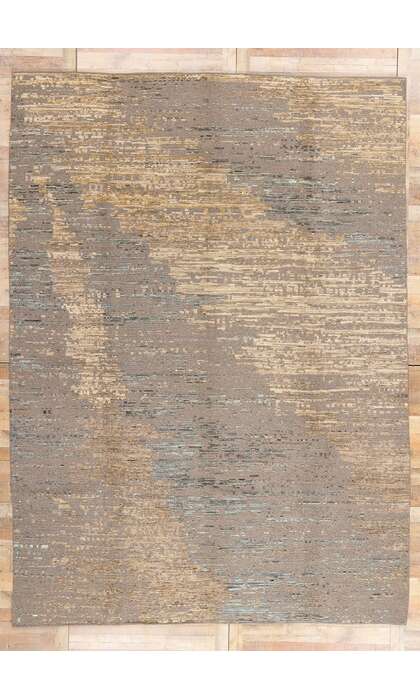 10 x 14 Modern Abstract Pakistani Soumak Rug 81158