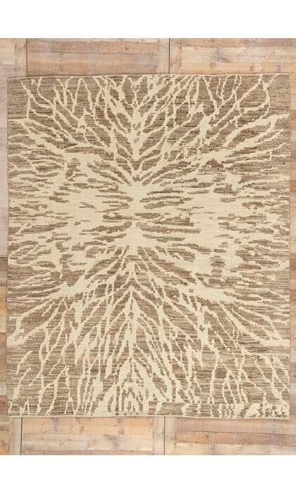 8 x 10 Modern Abstract Pakistani Soumak Rug 81159