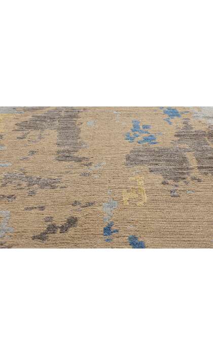 9 x 13 Modern Abstract Pakistani Soumak Rug 81128