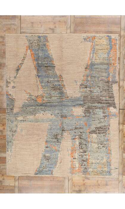 9 x 11 Modern Urban Drift Moroccan Rug 81146