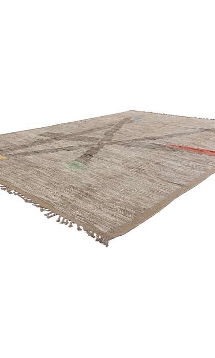 9 x 12 Modern Dynamic Intersection Moroccan Rug 81152