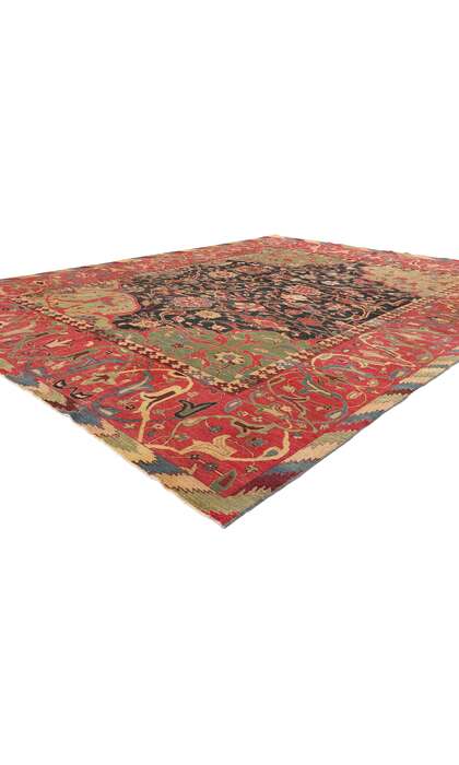 9 x 12 Modern Afghan Bijar Rug 15000