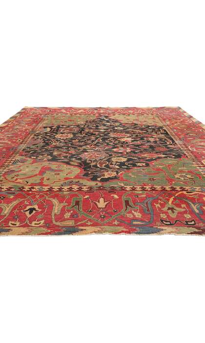 9 x 12 Modern Afghan Bijar Rug 15000