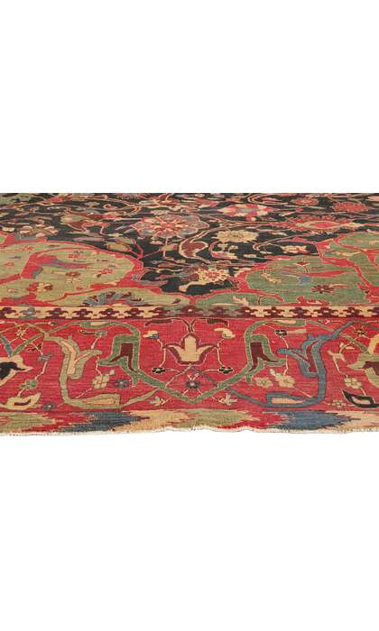 9 x 12 Modern Afghan Bijar Rug 15000