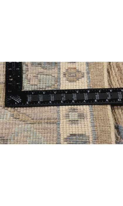 8 x 10 Modern Earth-Tone Oushak Soumak Rug 81148