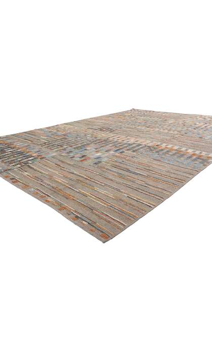 10 x 14 Modern Mosaic High-Low Textured Rug 81157