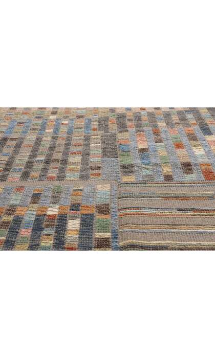 10 x 14 Modern Mosaic High-Low Textured Rug 81157