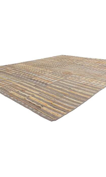 9 x 12 Modern Mosaic High-Low Textured Rug 81141