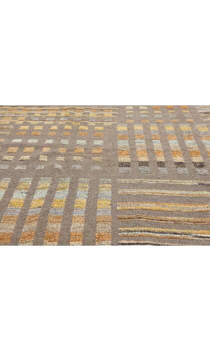 9 x 12 Modern Mosaic High-Low Textured Rug 81141