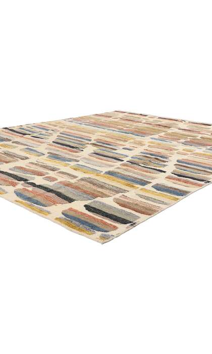 8 x 10 Modern Earthly Reflections High-Low Textured Rug 81147