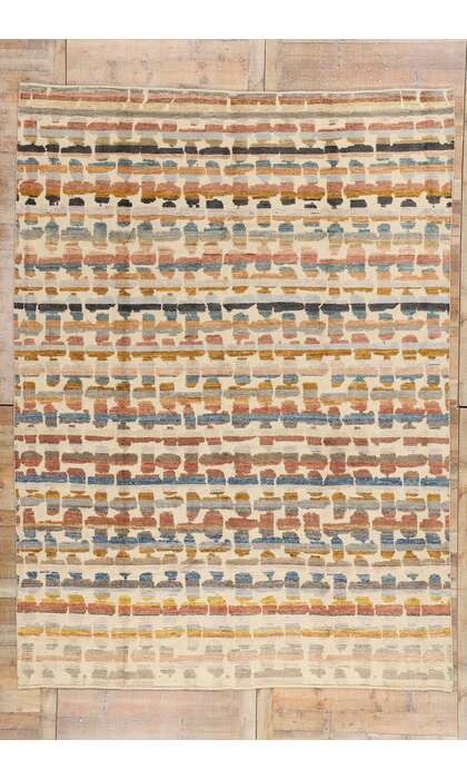 9 x 12 Modern Earthly Reflections High-Low Textured Rug 81156