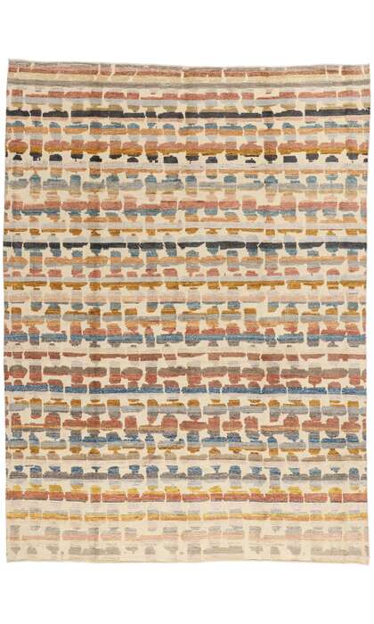 9 x 12 Modern Earthly Reflections High-Low Textured Rug 81156