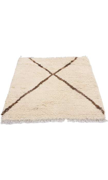 2 x 3 Organic Modern Moroccan Rug 81136